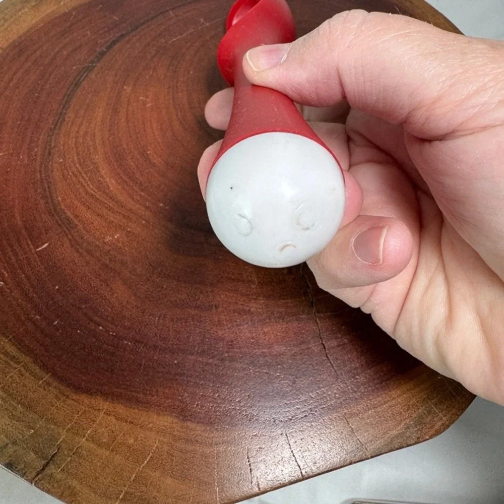 Red Ice Cream Scoop Spoon Kitchen Tool Vintage